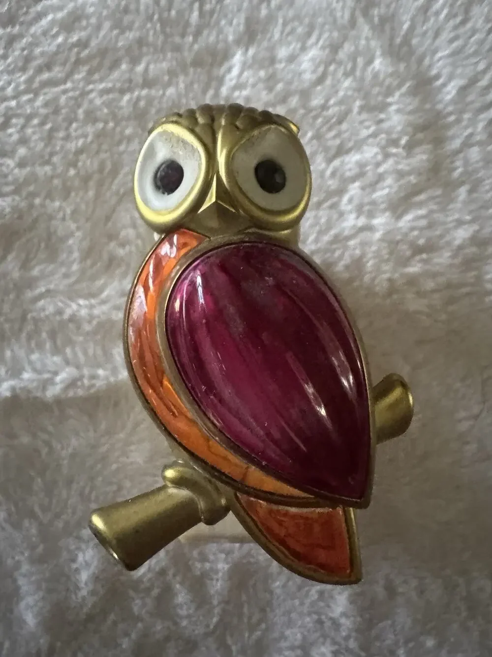 Bath And Body Works Owl Wallflower Jewel Belly Plug In Warmer Retired
